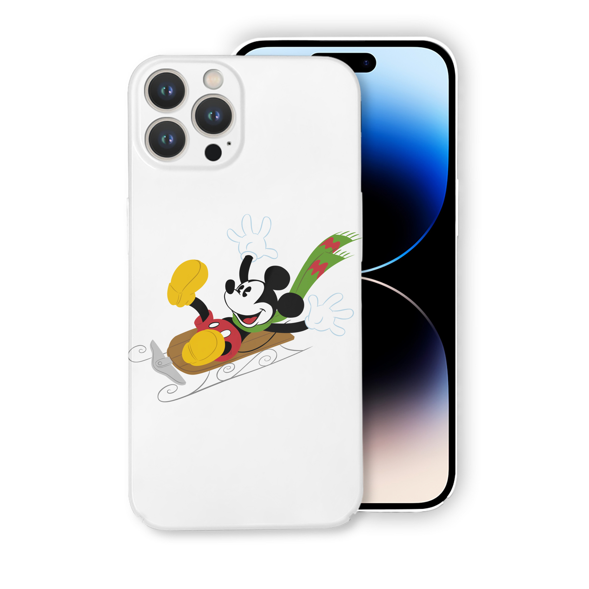 （画像用） ミッキーマウス Mickey Mouse 【iPhone 14シリーズ対応】ハードケース